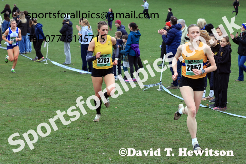 Womens Under-20s 2026 UK CAU Inter Counties Cross Country, Wollaton Park, Nottingham. Photo: David T. Hewitson/Sports for All Pics